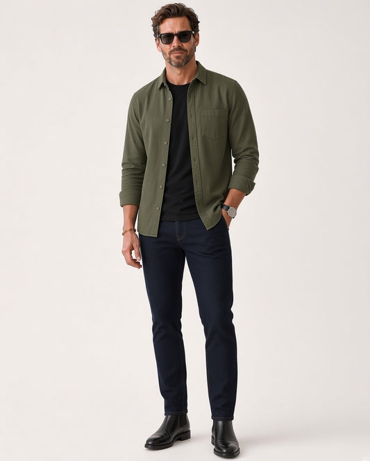 Jean Issac Azul Noche  Denim Premium
