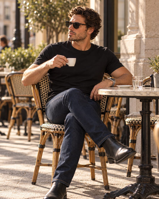 Pack duo Remera Mylar Negra