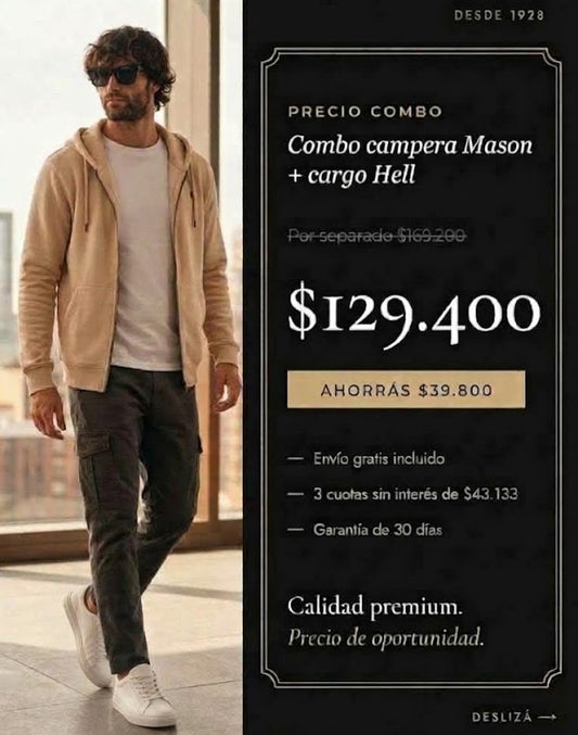 COMBO MASON + CARGO HELL