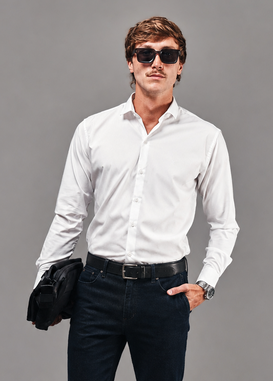 Camisa Cliff Blanco · Regular Fit