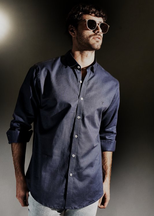 Camisa de lino Megan · Slim Fit
