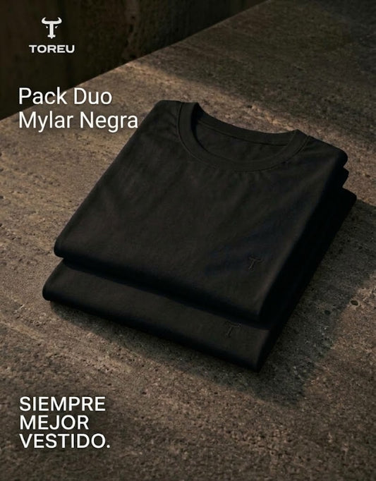 Pack duo Mylar Negra