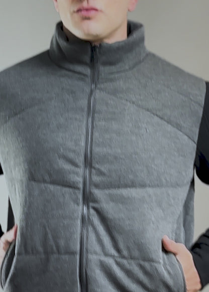 Campera ASPEN Gris/Negro · Slim fit