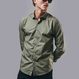 Camisa Cliff Militar  Regular Fit de algodon