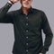 Camisa Cliff Negro . Regular Fit