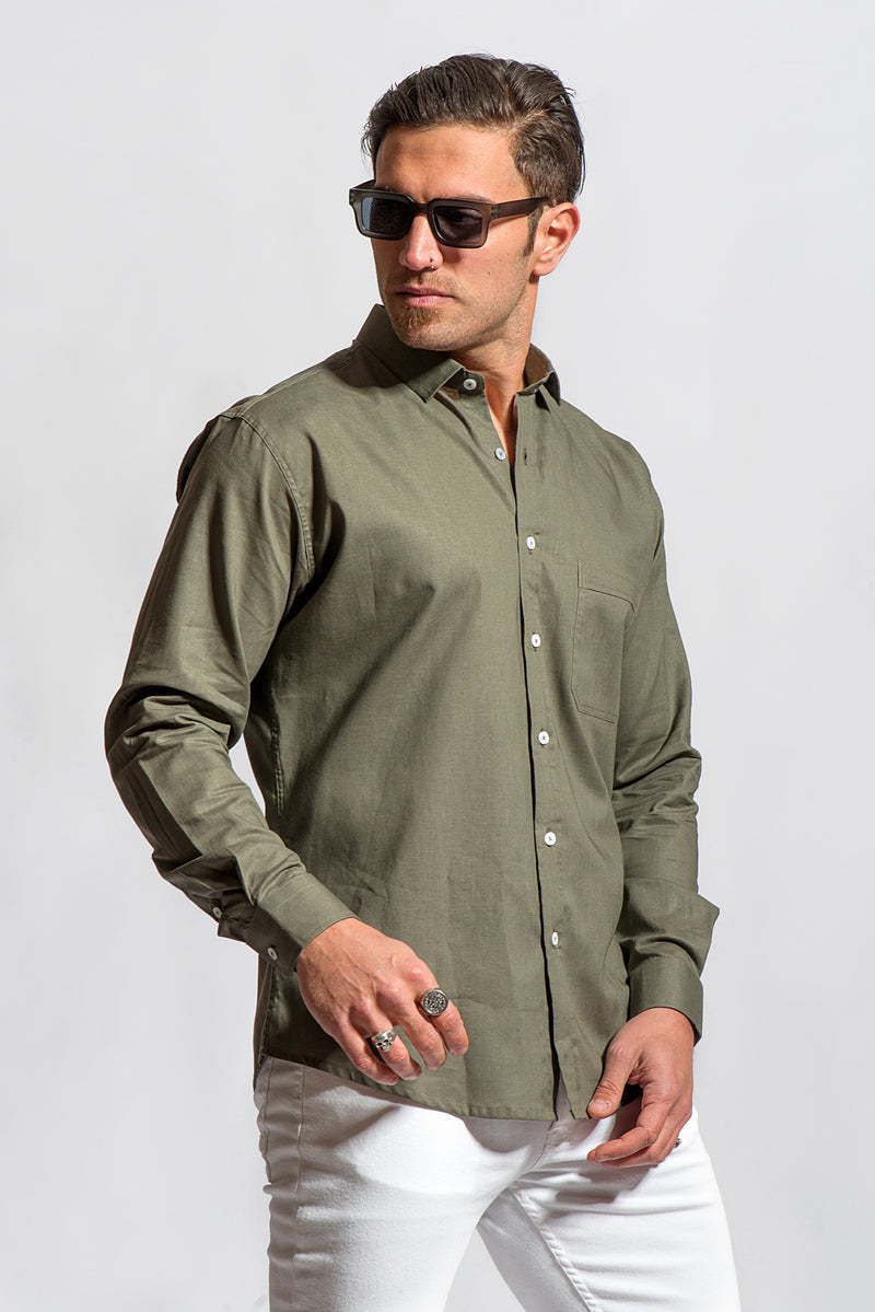 Camisa de lino Lagar · Regular Fit · XS & XL