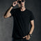 Remera Fox con bolsillo Negro · Flame
