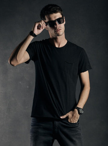 Remera Fox con bolsillo · Flame