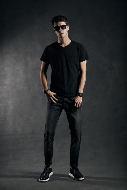 Remera Fox con bolsillo · Flame