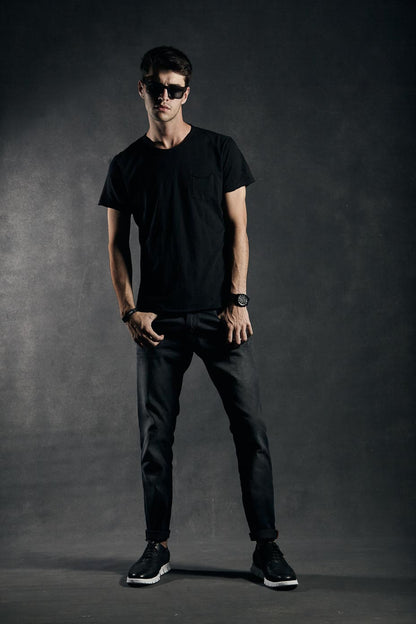 Remera Fox con bolsillo · Flame